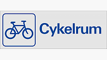 Cykelrumsskylt