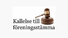 Kallelse föreningsstämma