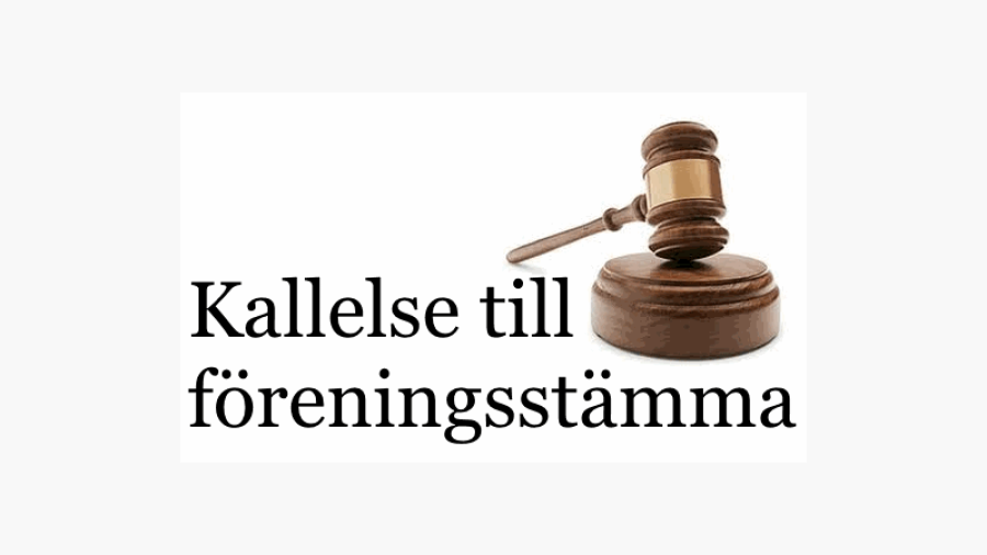Kallelse föreningsstämma